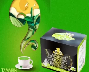 دمنوش چای سبز،زنجبیل،لیمو تامارین